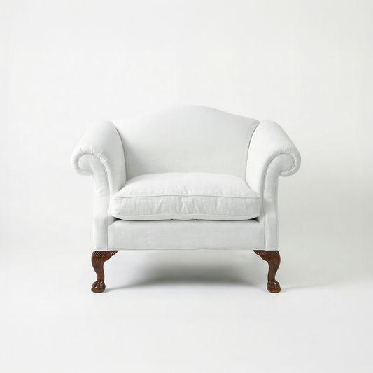 Henrietta Armchair in Customer's Own Material - Made to Order