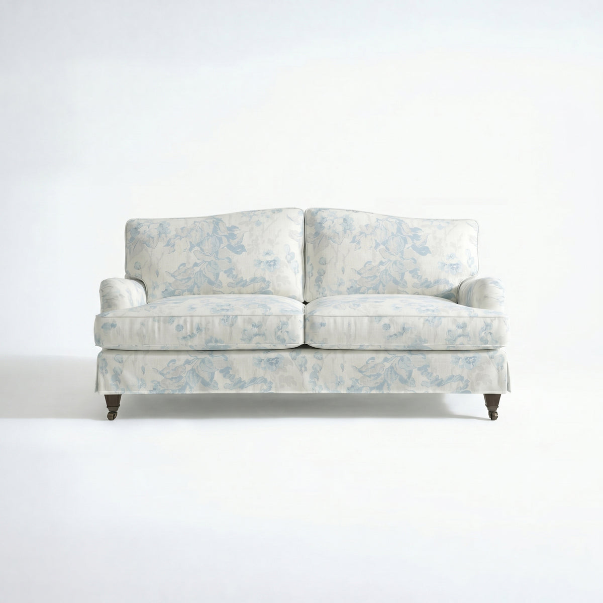 Isobel Loose Cover 2.5 Seater Sofa in Midsummer Faded Blue - Made to Order