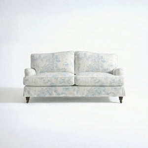 Isobel Loose Cover 2.5 Seater Sofa in Midsummer Faded Blue - Made to Order