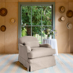 Felix Armchair in in Beatrice Barley