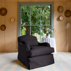 Felix Armchair in Beatrice Midnight