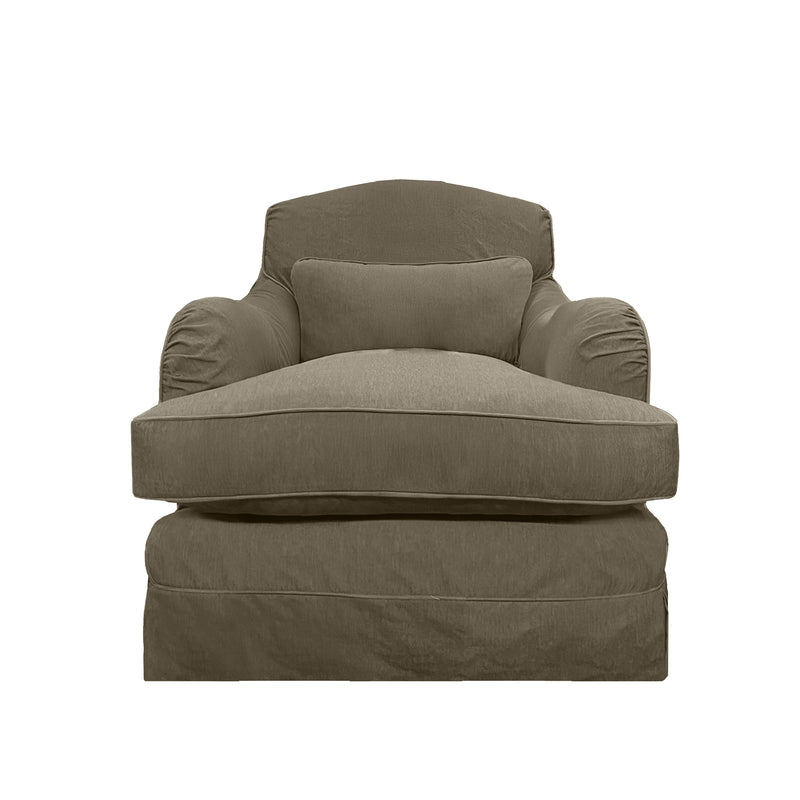Felix Armchair in Beatrice Olive
