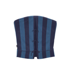 Felix Armchair in Coastal Blue Stripe