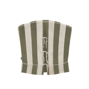 Felix Armchair in Spring Green Stripe