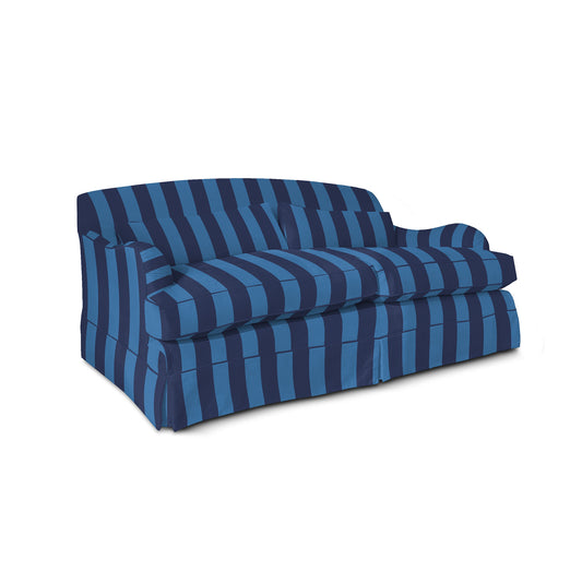 Felix Large Sofa in Coastal Blue Stripe