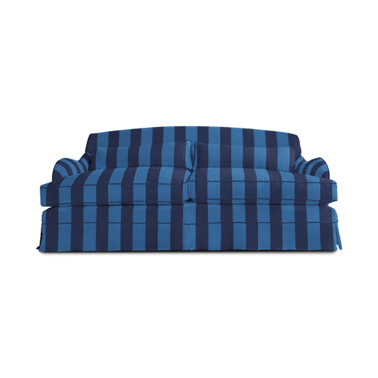 Felix Large Sofa in Coastal Blue Stripe