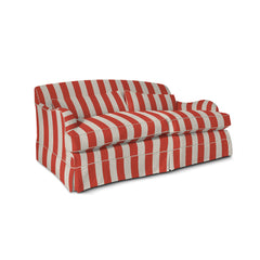 Felix Large Sofa in Petunia Red Stripe