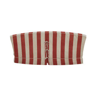 Felix Large Sofa in Petunia Red Stripe