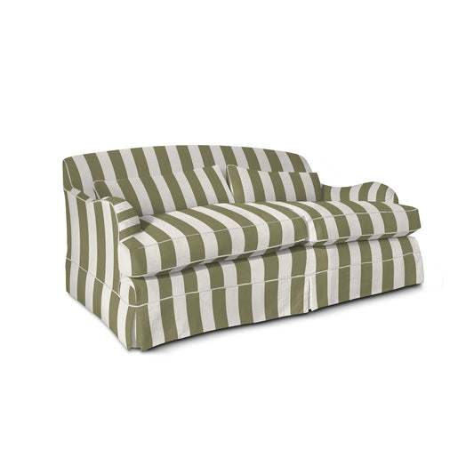 Felix Large Sofa in Spring Green Stripe