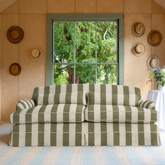 Felix Large Sofa in Spring Green Stripe