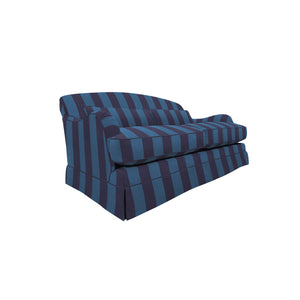 Felix Medium Sofa in Coastal Blue Stripe