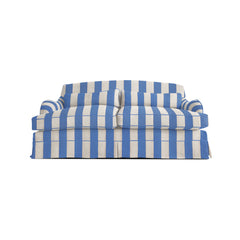 Felix Medium Sofa in Cornish Blue Stripe
