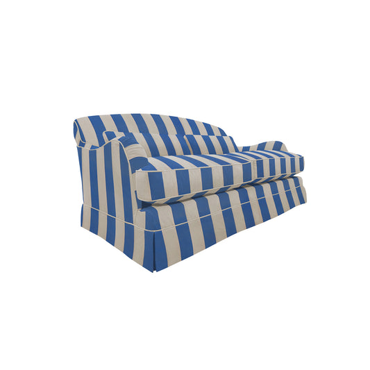 Felix Medium Sofa in Cornish Blue Stripe