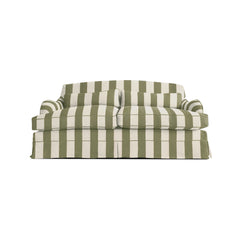 Felix Medium Sofa in Spring Green Stripe