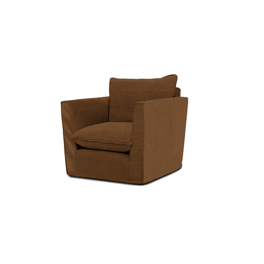 Cocobella Armchair in Beatrice Nutmeg