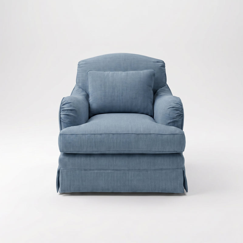 Felix Armchair in in Boho Denim