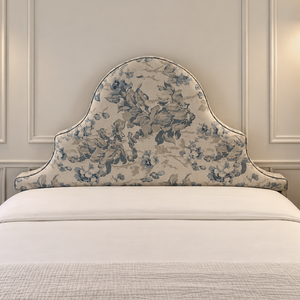 King Size Headboard in Midsummer Faded Blue - Available Now