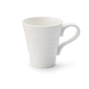 White Porcelain Classic Mugs - Set of Two
