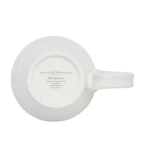 White Porcelain Classic Mugs - Set of Two
