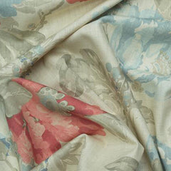 Peony Sea Coral Fabric Sample