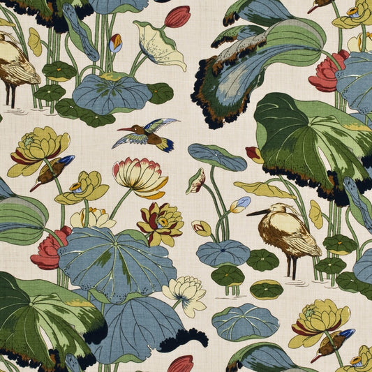 Nympheus Stone/Pistachio Fabric Sample