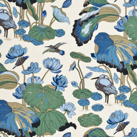 Nympheus Aqua/Teal Fabric Sample