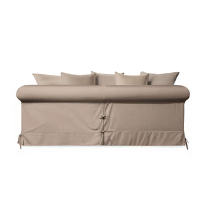 Salthrop Large Sofa with Scatter Cushion in Beatrice Barley