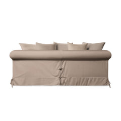 Salthrop Large Sofa with Scatter Cushion in Beatrice Barley