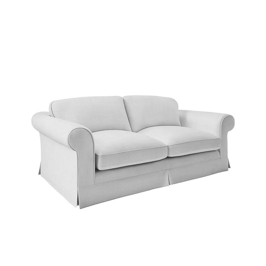 Salthrop Large Sofa with Big Back Cushion in Beatrice Camelia