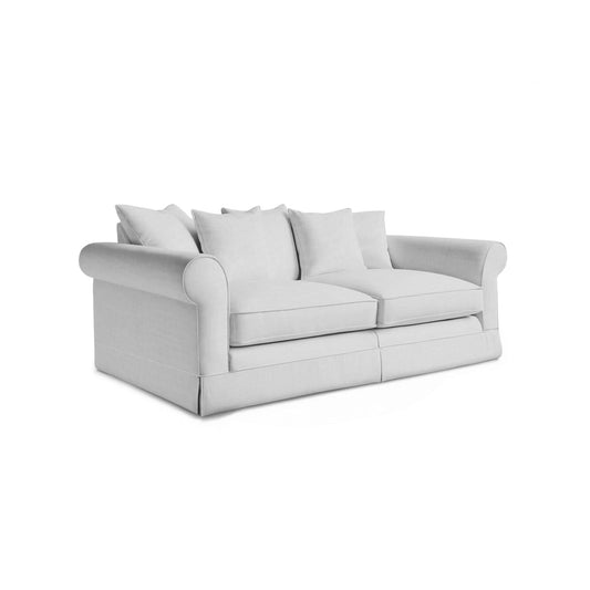 Salthrop Large Sofa with Scatter Cushion in Beatrice Camelia