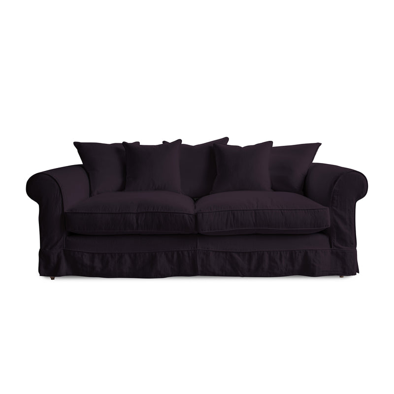 Salthrop Large Sofa with Scatter Cushion in Beatrice Midnight