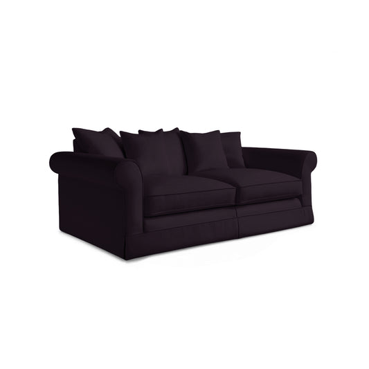 Salthrop Large Sofa with Scatter Cushion in Beatrice Midnight