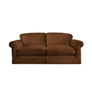 Salthrop Large Sofa with Big Back Cushion in Beatrice Nutmeg