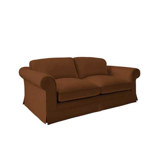 Salthrop Large Sofa with Big Back Cushion in Beatrice Nutmeg