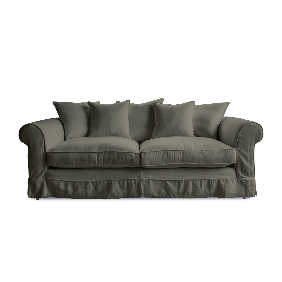 Salthrop Large Sofa with Scatter Cushion in Boho Cloud