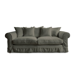 Salthrop Large Sofa with Scatter Cushion in Boho Cloud