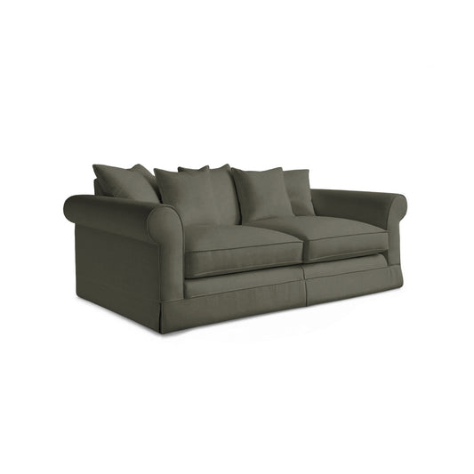 Salthrop Large Sofa with Scatter Cushion in Boho Cloud