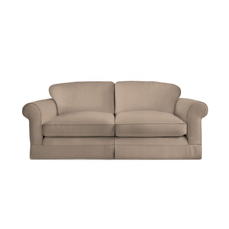 Salthrop Large Sofa with Big Back Cushion in Boho Parchment