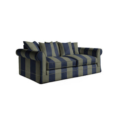 Salthrop Large Sofa with Scatter Cushion in Woodland Stripe