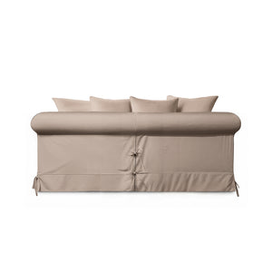 Salthrop Medium Sofa with Scatter Cushion in Beatrice Barley