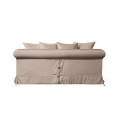 Salthrop Medium Sofa with Scatter Cushion in Beatrice Barley