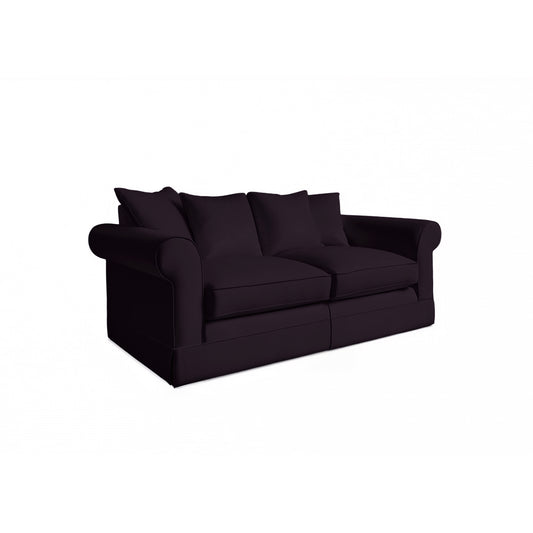 Salthrop Medium Sofa with Scatter Cushion in Beatrice Midnight
