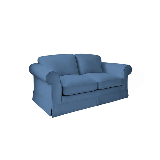 Salthrop Medium Sofa with Big Back Cushion in Boho Denim