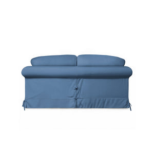 Salthrop Medium Sofa with Big Back Cushion in Boho Denim