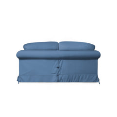 Salthrop Medium Sofa with Big Back Cushion in Boho Denim
