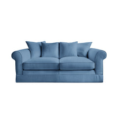 Salthrop Medium Sofa with Scatter Cushion in Boho Denim
