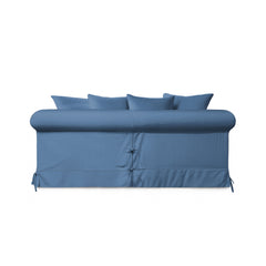 Salthrop Medium Sofa with Scatter Cushion in Boho Denim