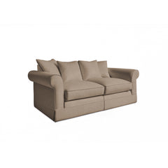 Salthrop Medium Sofa with Scatter Cushion in Boho Parchment