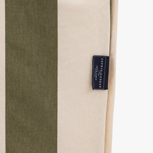 Salthrop Medium Sofa with Big Back Cushion in Spring Green Stripe