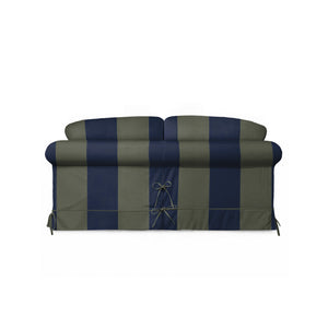 Salthrop Medium Sofa with Big Back Cushion in Woodland Stripe